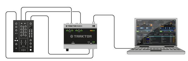 Native Instruments/オーディオインターフェイス/TRAKTOR AUDIO 6 -DJ